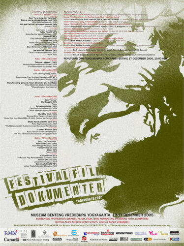 Poster Festival Film Dokumenter 2005