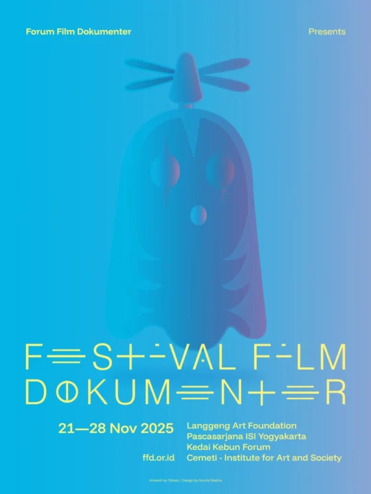 Commission artwork by Tehato for Festival Film Dokumenter 2025. Image designed by Noufal Madha.