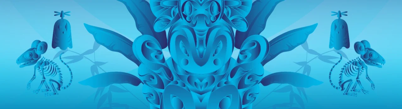 Commission artwork by Tehato for Festival Film Dokumenter 2025. Image designed by Nouv